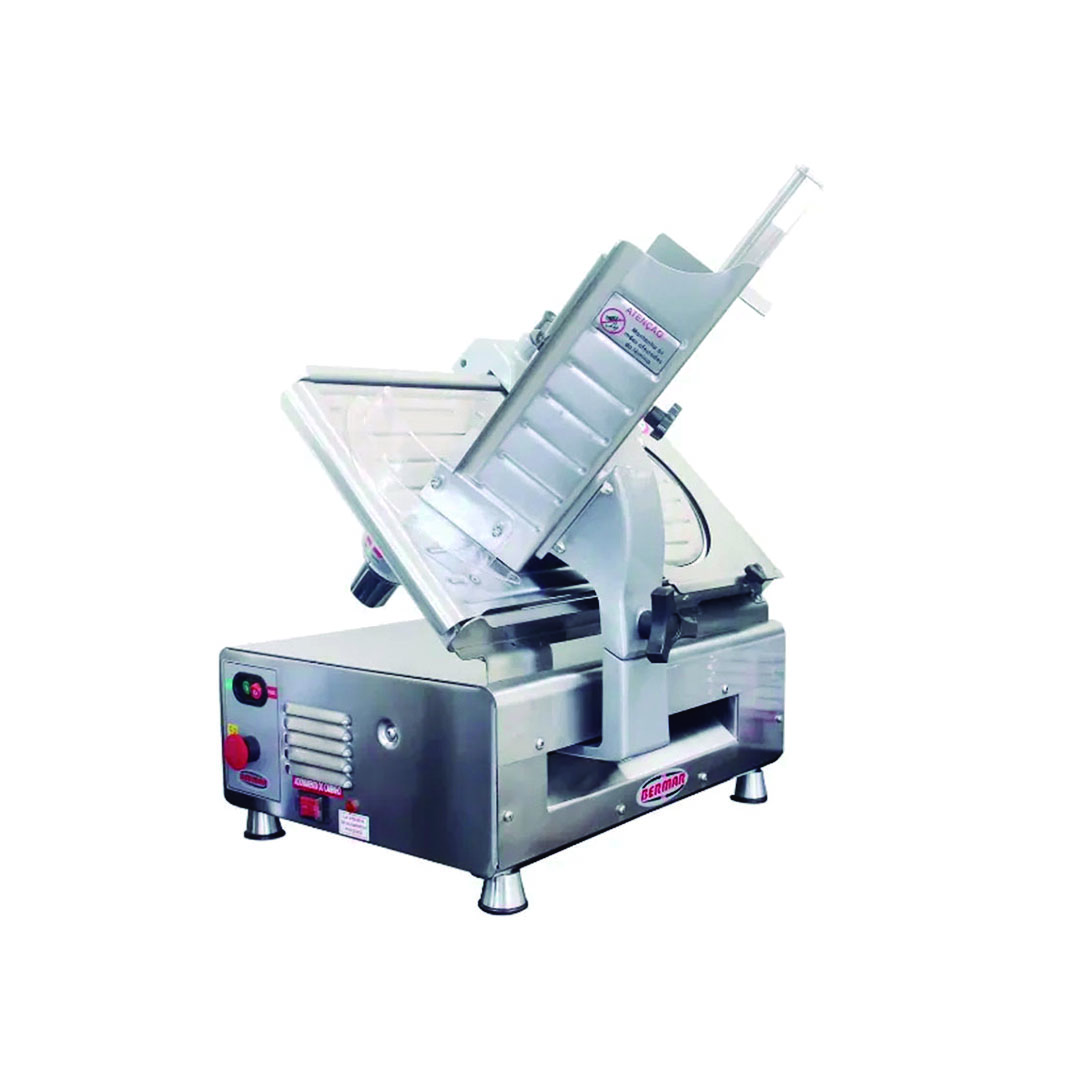 Cortador de Frios Industrial Automático Lâmina 30 cm Inox Bivolt Bermar