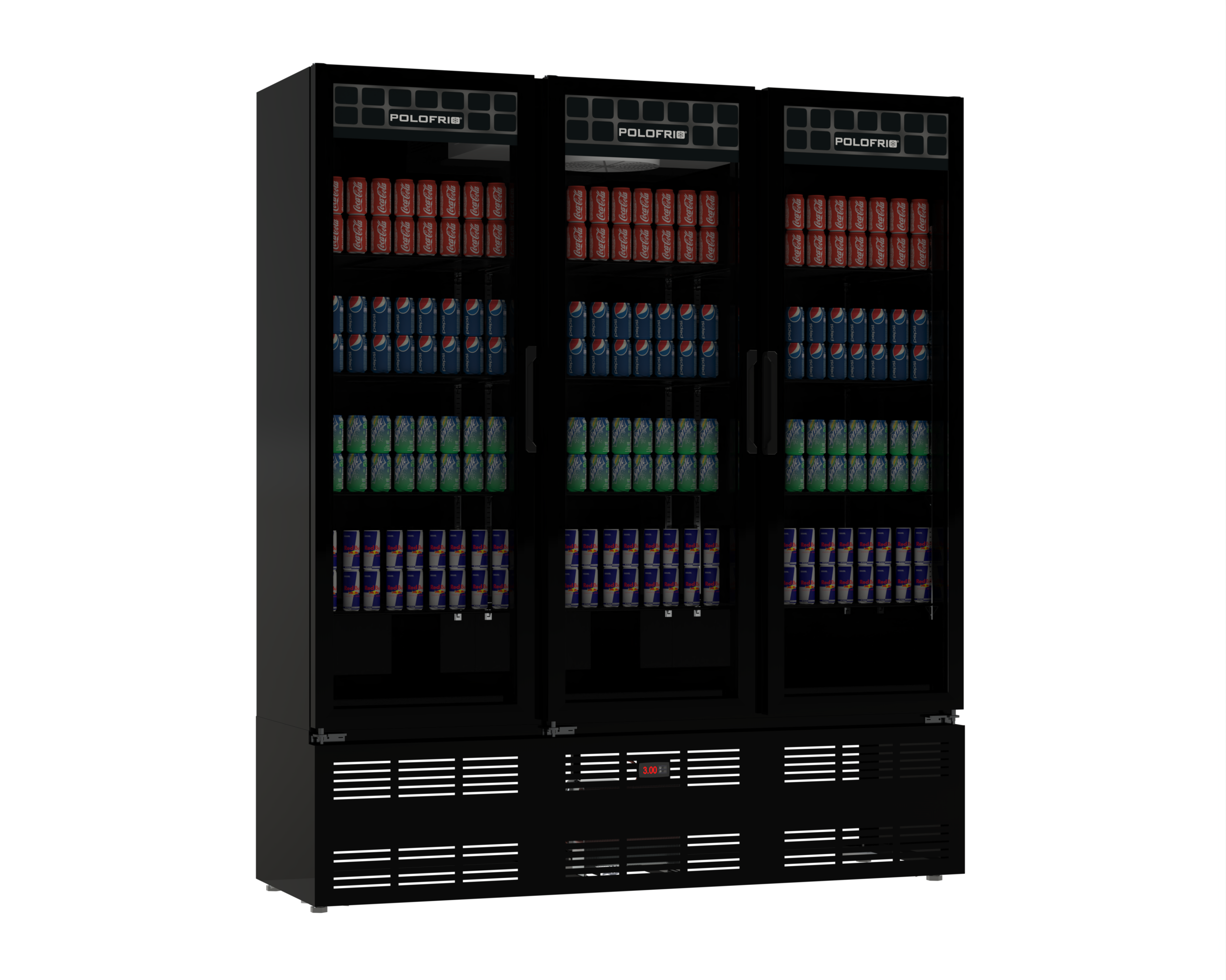 Auto Serviço para Carnes (-6°C) 03 Porta de Vidro Mondrian Polo Frio