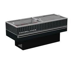 Ilha para Congelados Vidro Reto 2,00 Metros Polo Frio